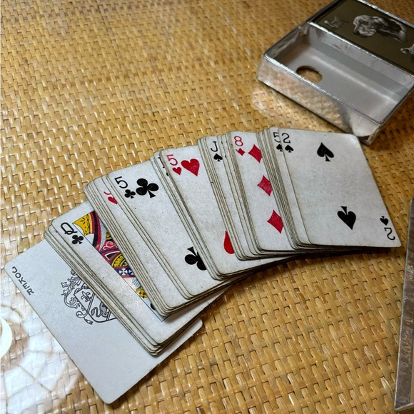 Vintage Congress dog hound playing cards set of 2 full decks! - Picture 6 of 8